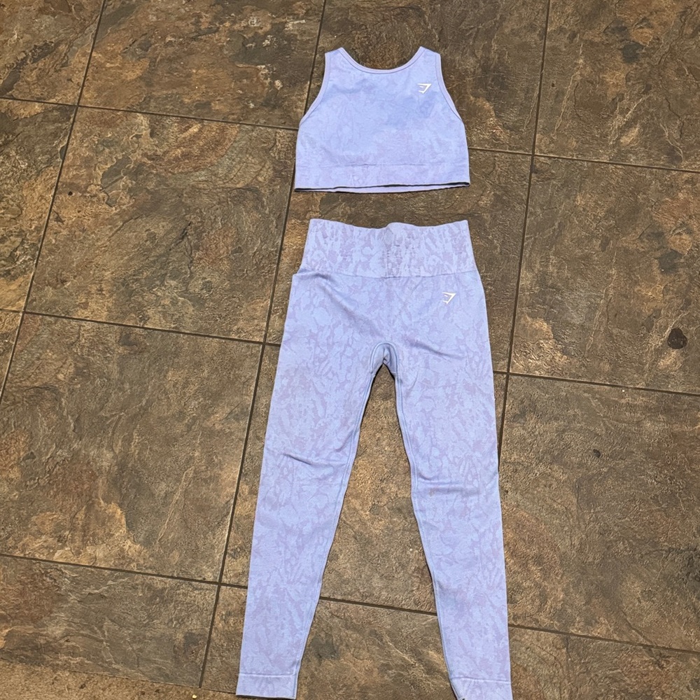 Gymshark Light blue Workout Set